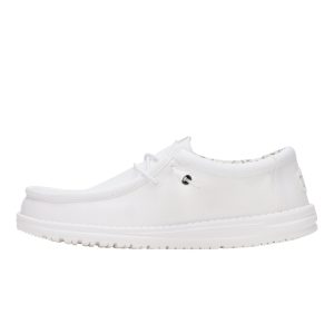Wally Stretch Canvas – White/White