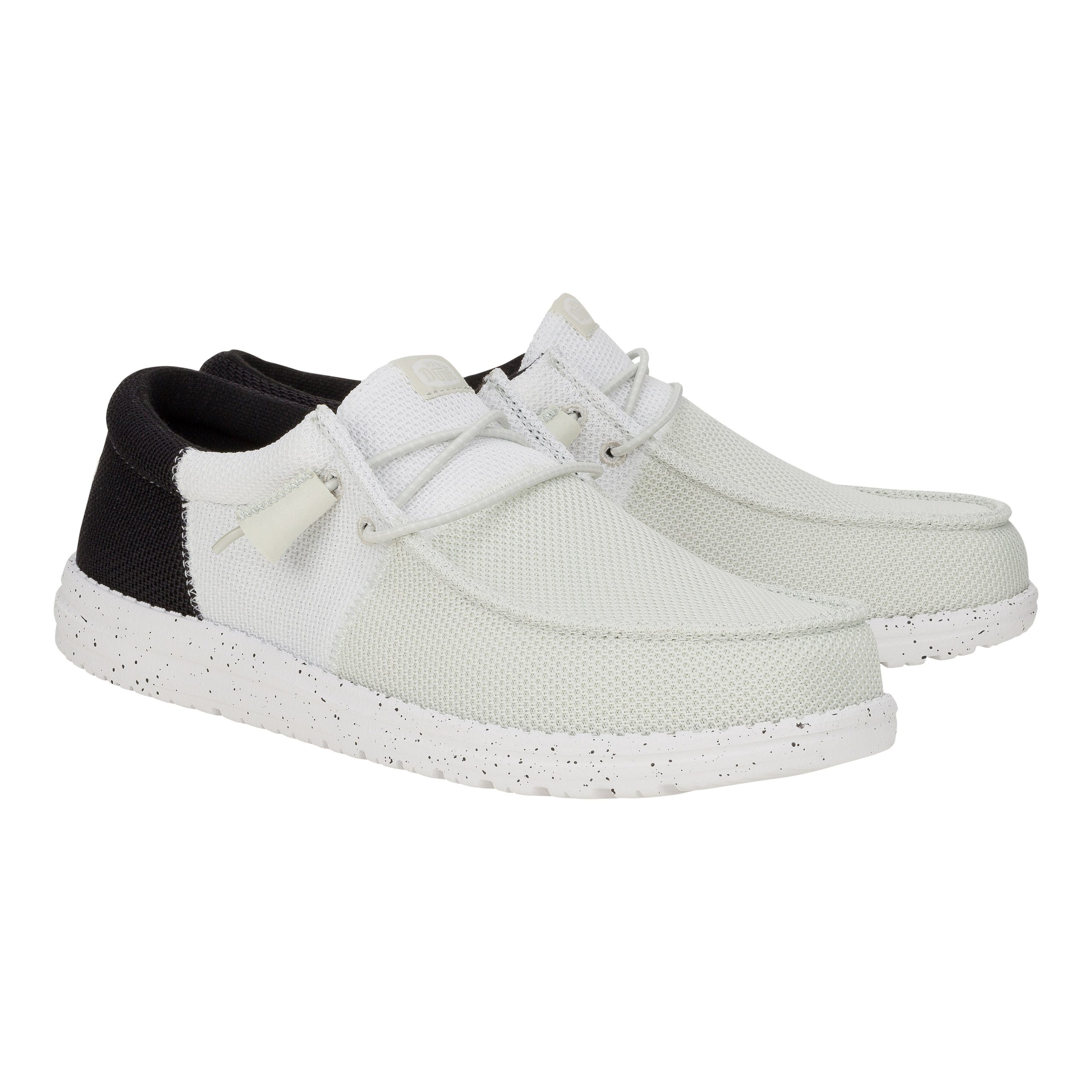 Wally Tri Varsity Mesh – White/Black - Image 2