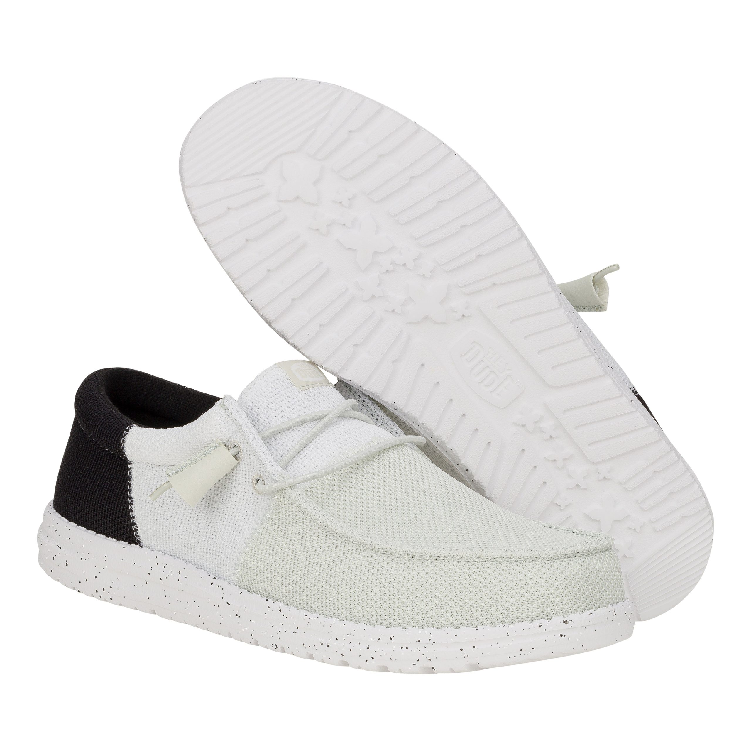 Wally Tri Varsity Mesh – White/Black - Image 3