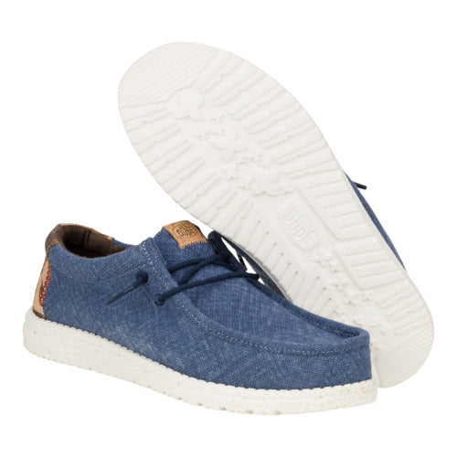 Wally Palm Jute – Navy Blazer/Chili Red - Image 3