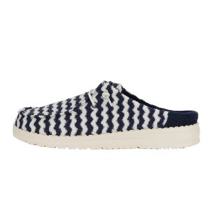 Wendy Slip Terry Stripe – Navy Blazer/Egret