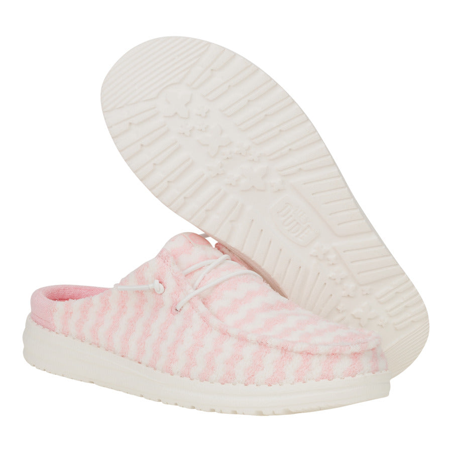 Wendy Slip Terry Stripe – Stripe Pink/White - Image 4