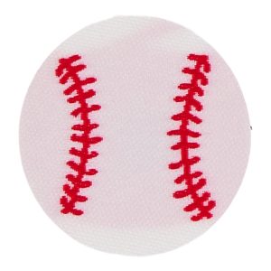 Baseball Patch – Baseball White/Red
