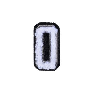 Letter O Patch – O Black/White