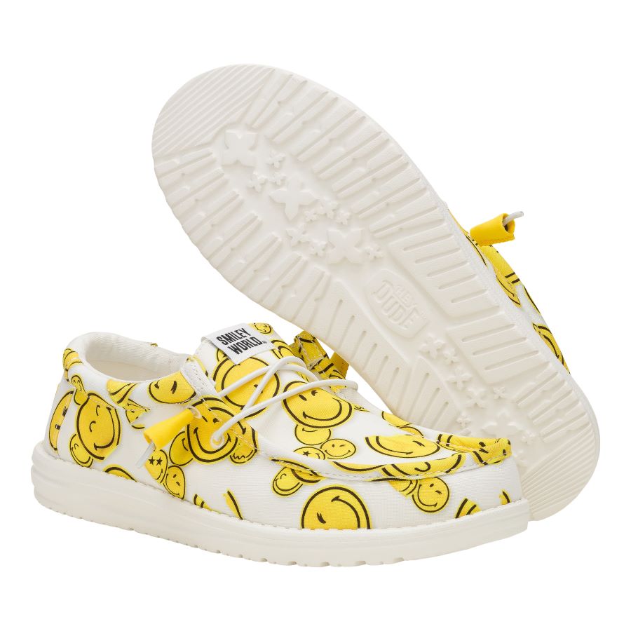 Wally SMILEYWORLD – Smiley White/Yellow - Image 4
