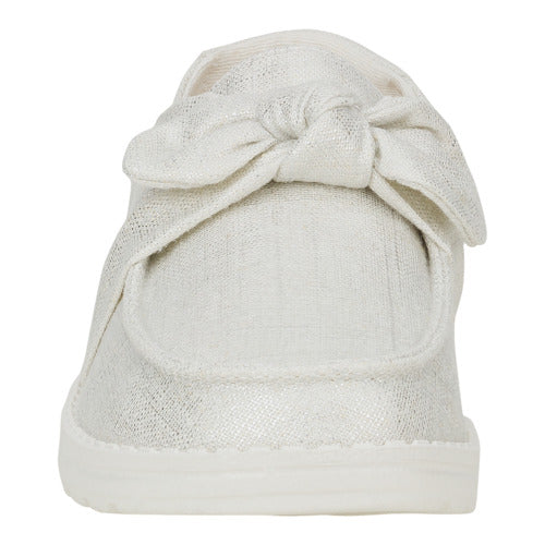 Wendy Bow Shimmer – Metallic Silver - Image 4