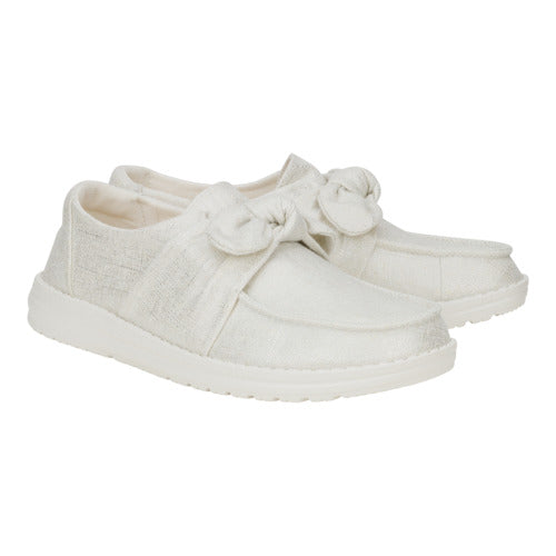 Wendy Bow Shimmer – Metallic Silver - Image 2