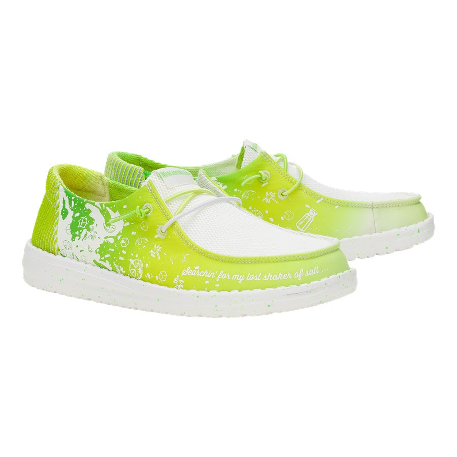 Wendy Margaritaville 2 – White/Lime - Image 3