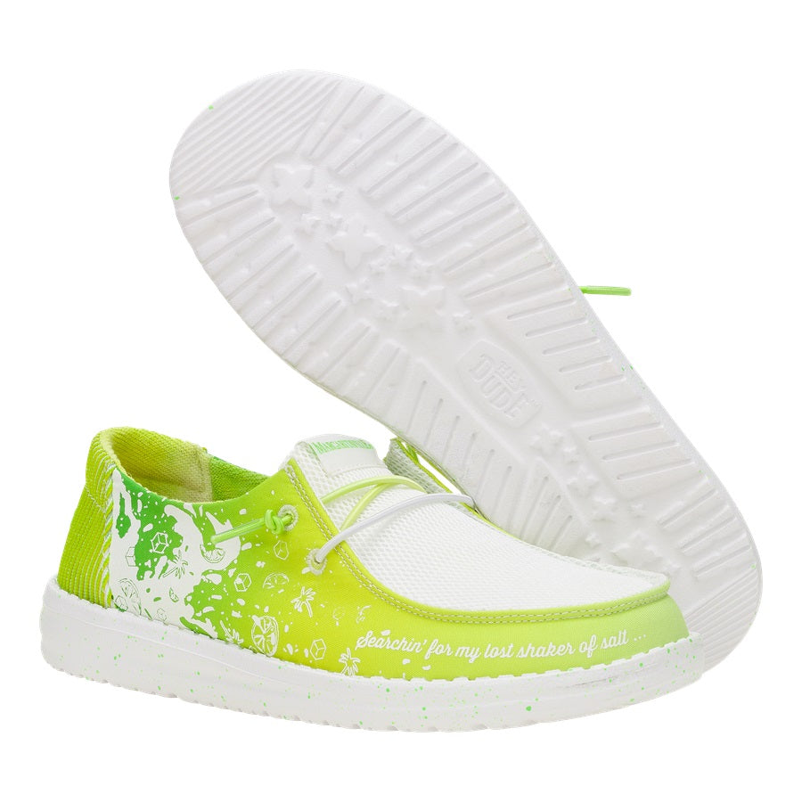 Wendy Margaritaville 2 – White/Lime - Image 4