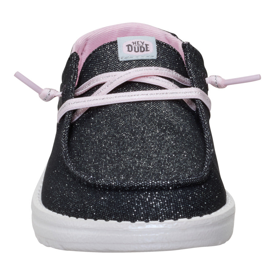 Wendy Youth Shimmer Flower – Charcoal - Image 4