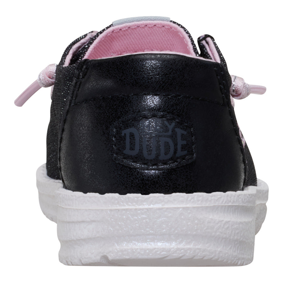 Wendy Toddler Shimmer Flower – Charcoal - Image 5