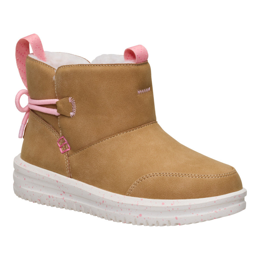 Camden Bow Boot Youth Cozy – Chestnut - Image 7