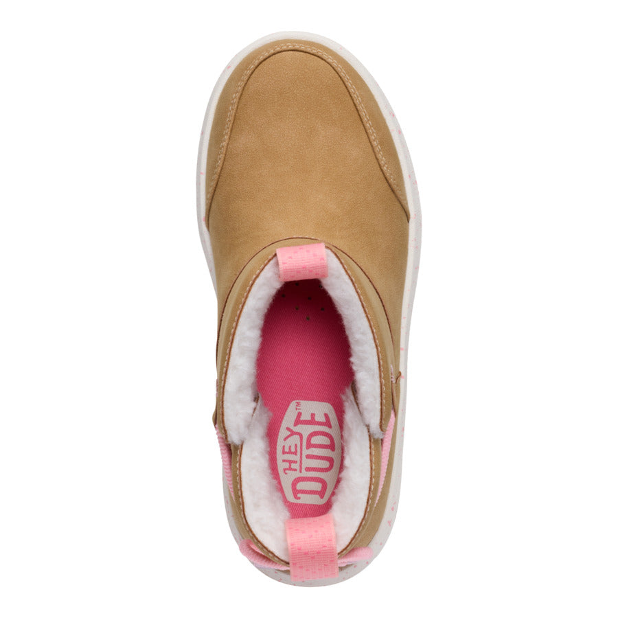 Camden Bow Boot Youth Cozy – Chestnut - Image 6