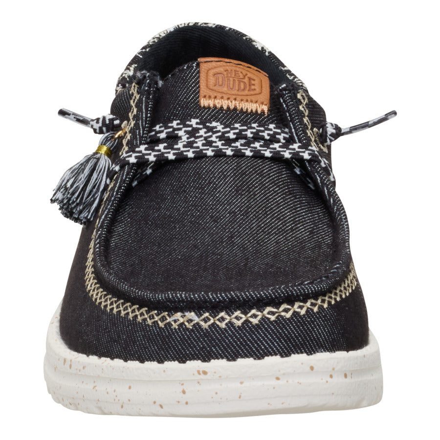 Wendy Funk Embroidered Floral – Black - Image 4