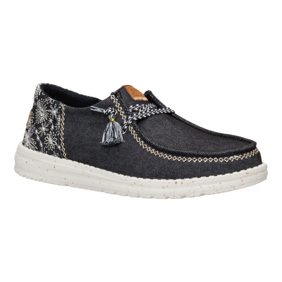 Wendy Funk Embroidered Floral – Black - Image 7