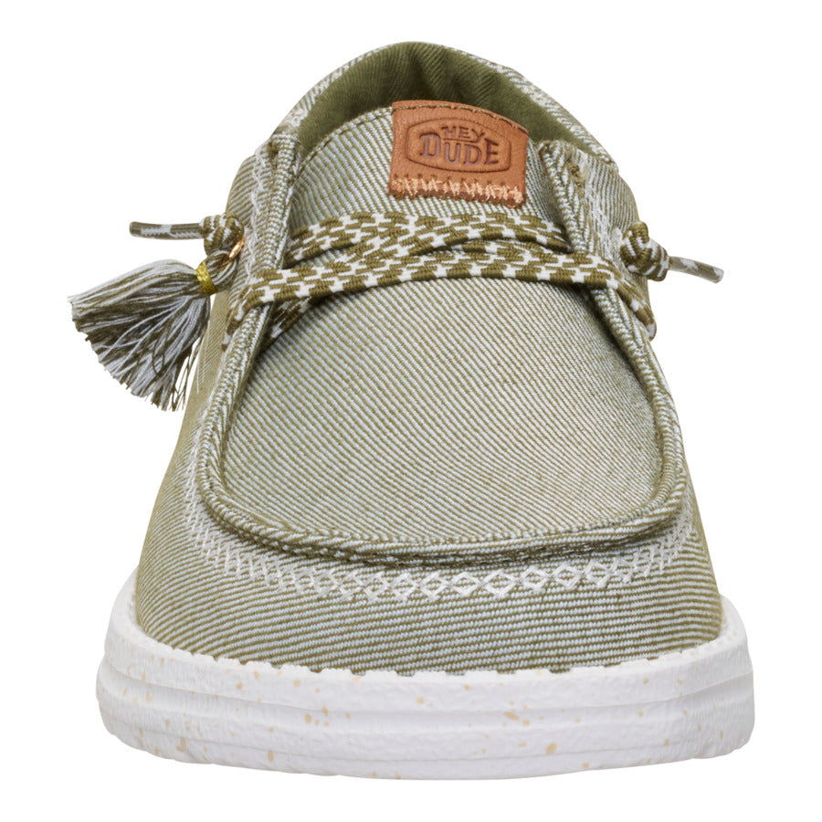 Wendy Funk Embroidered Floral – Olive - Image 4