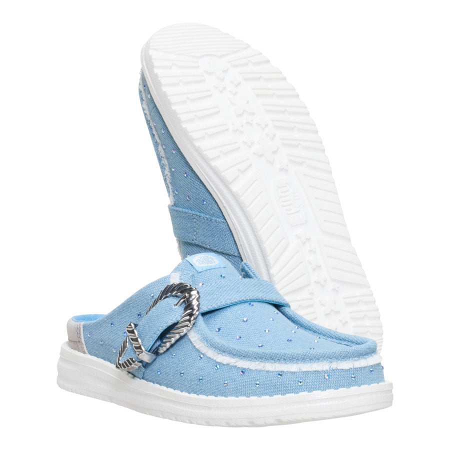 Wendy Slip Buckle Denim – Blue/Multi - Image 3