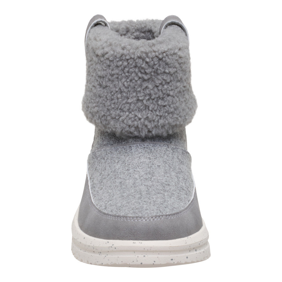 Camden Cuff Wool Cozy – Grey - Image 4