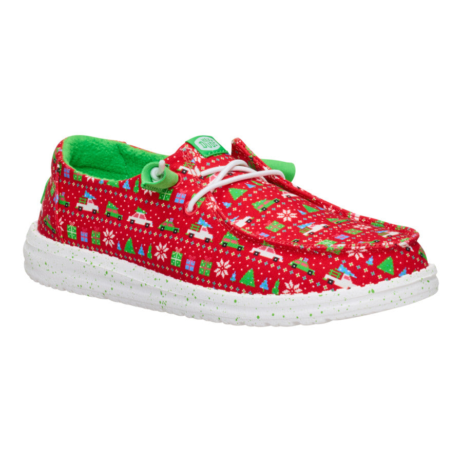 Wendy Holiday Sweater – Red/Green - Image 7