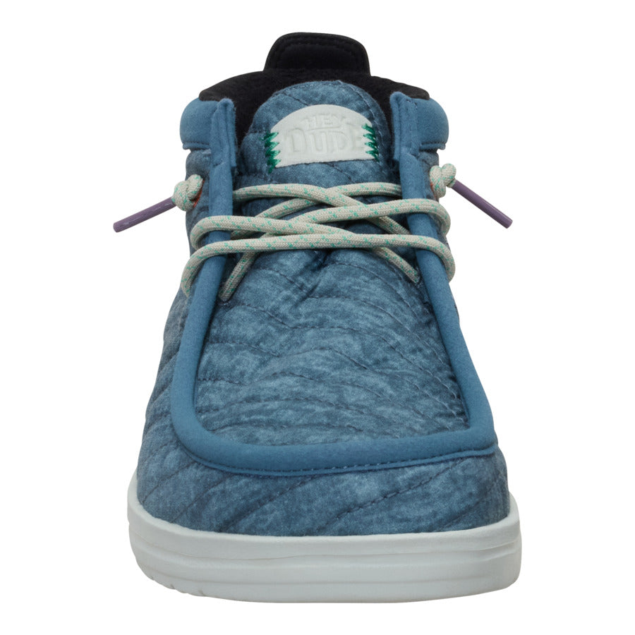 Wally Mid Gripr Washed Quilt – Stormy Blue/Multi - Image 4