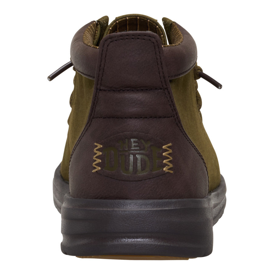 Wally Mid Gripr Vin Classic – Dark Olive/Mole Brown - Image 5