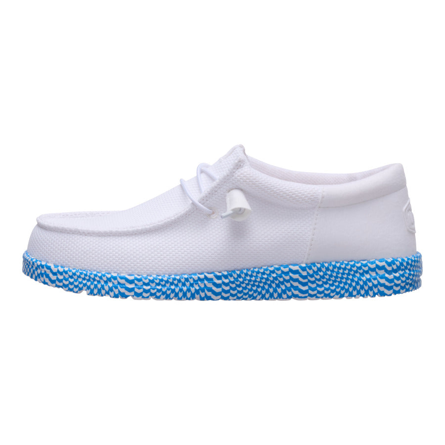 Wally Funk Warped Geo – White/Brilliant Blue