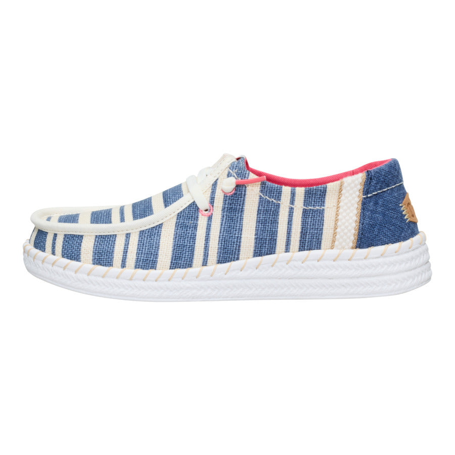 Wendy Espadrille Coast – Navy/White