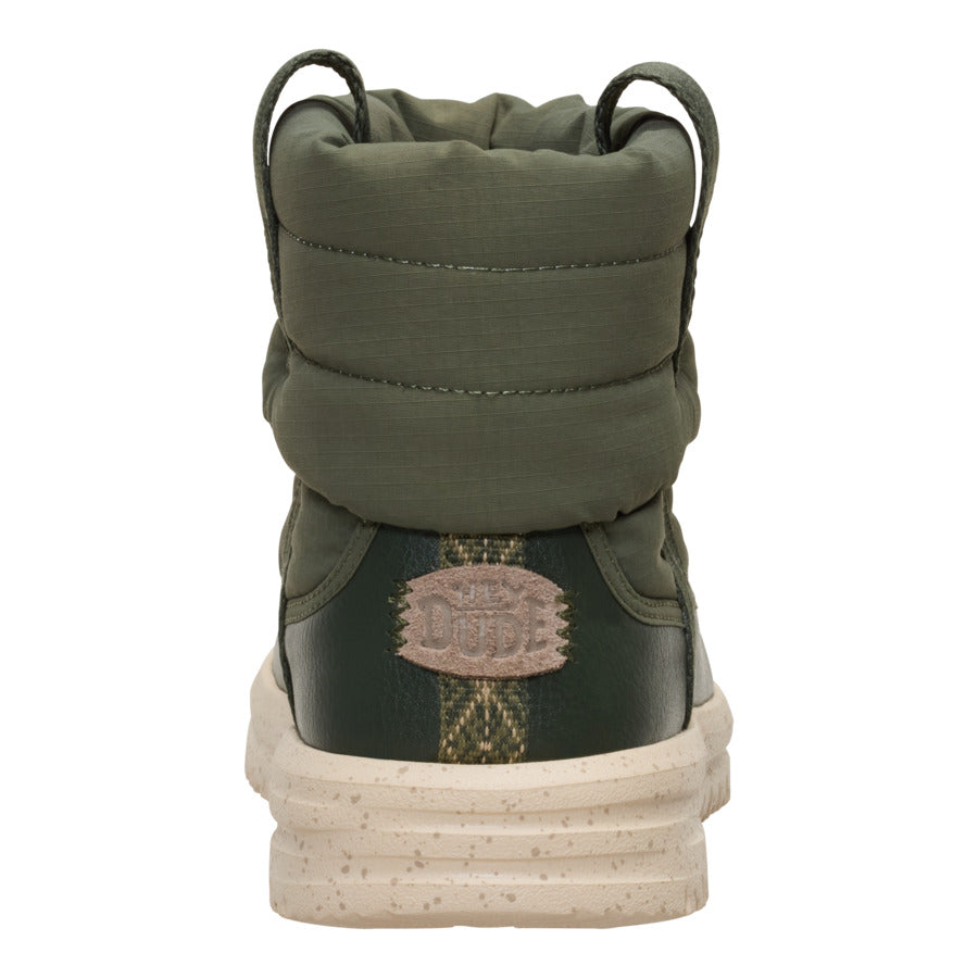 Camden Cuff Nylon Quilt – Dark Olive - Image 5