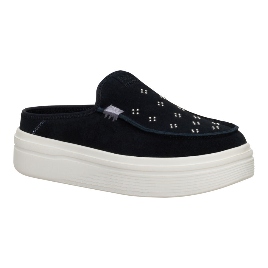 Austin Lift Suede Stud – Black - Image 9