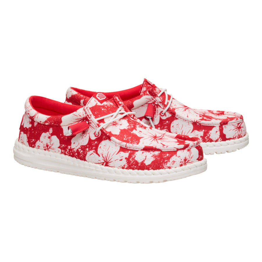 Wally Hawaiian – Red/White - Image 2
