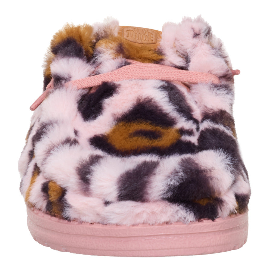 Wendy Slipper Leo Fur – Pink/Multi - Image 4