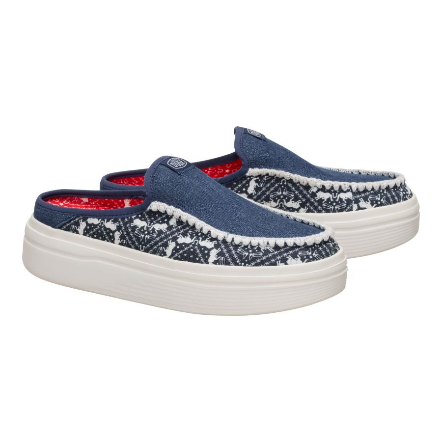 Austin Lift Denim Bandana – Blue Denim - Image 2