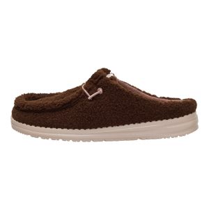 Wendy Slip Sherpa – Dark Brown
