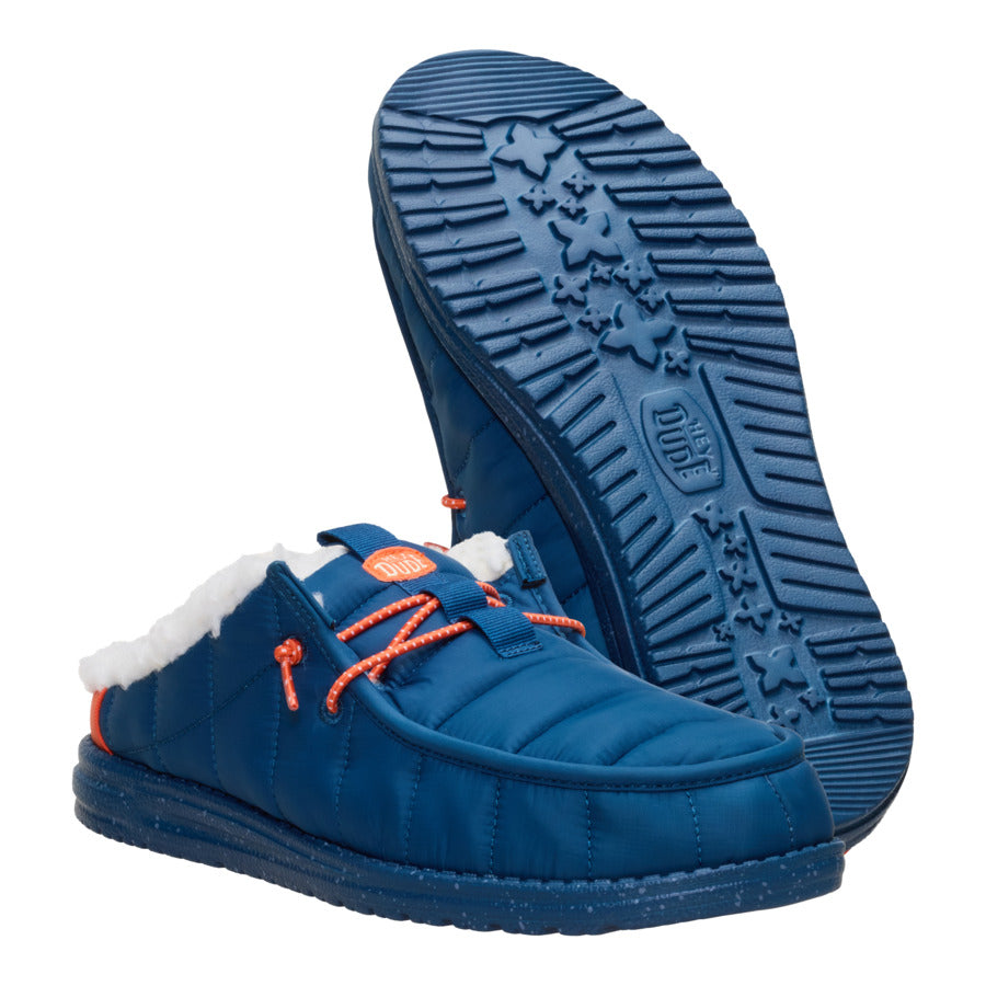 Wally Slip Camp – Navy/Orange - Image 3