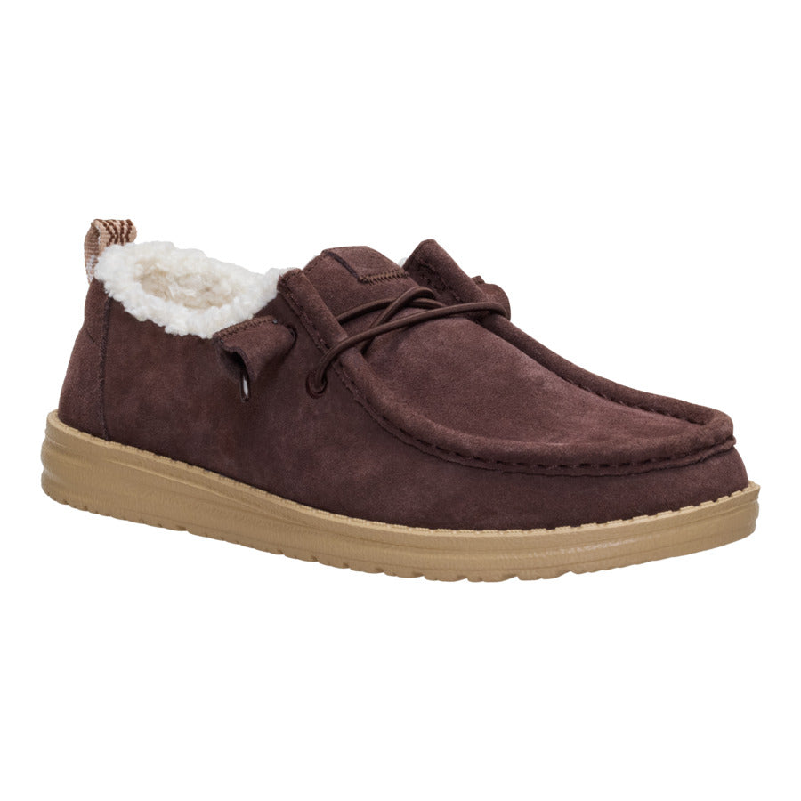 Wendy Suede Shearling – Dark Brown - Image 7