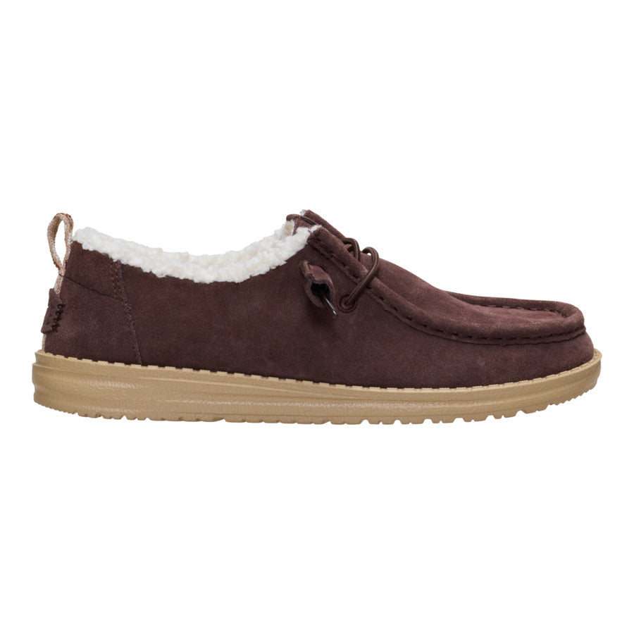 Wendy Suede Shearling – Dark Brown - Image 8