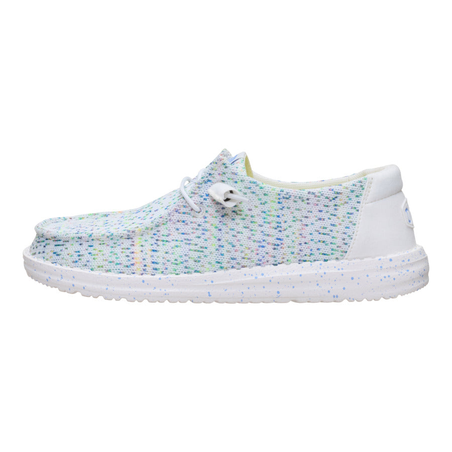 Wendy Stretch Speckle – White/Multi
