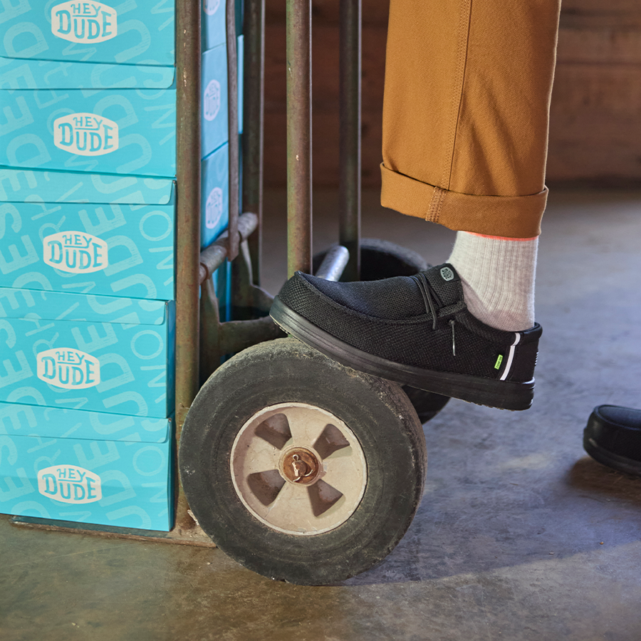 Wally Work Comp Toe – Black/Black - Image 2