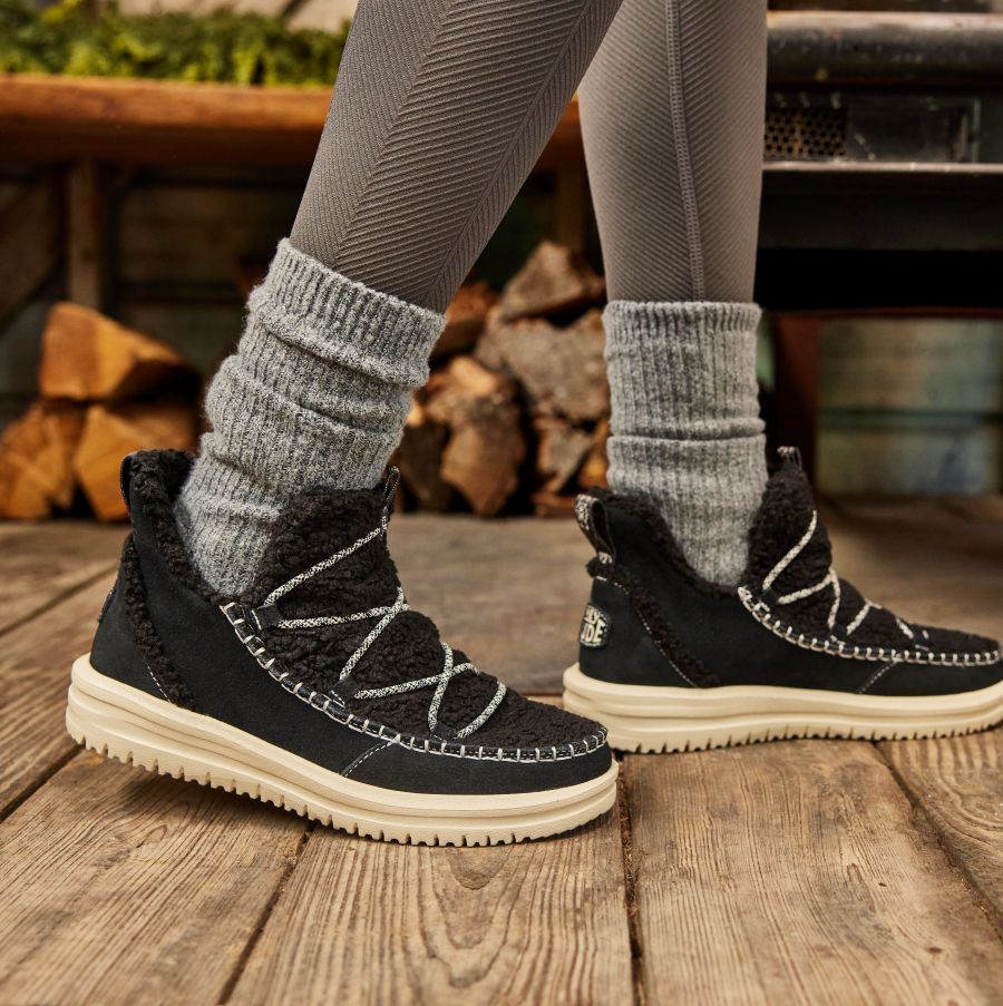 Camden Suede Cozy – Black - Image 11