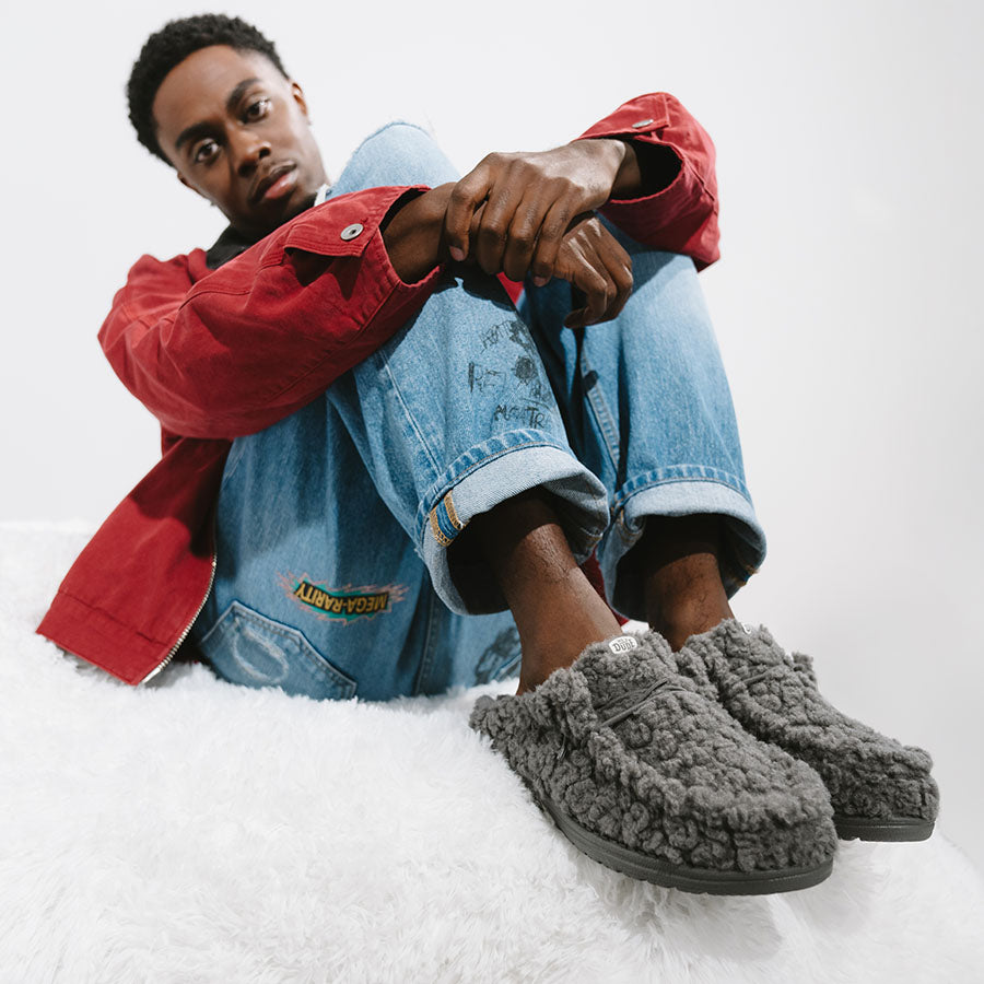 Wally Slipper – Cozy Granite Grey - Image 2