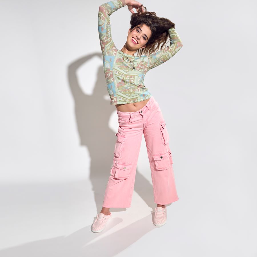 Wendy Slip Terry Stripe – Stripe Pink/White - Image 2